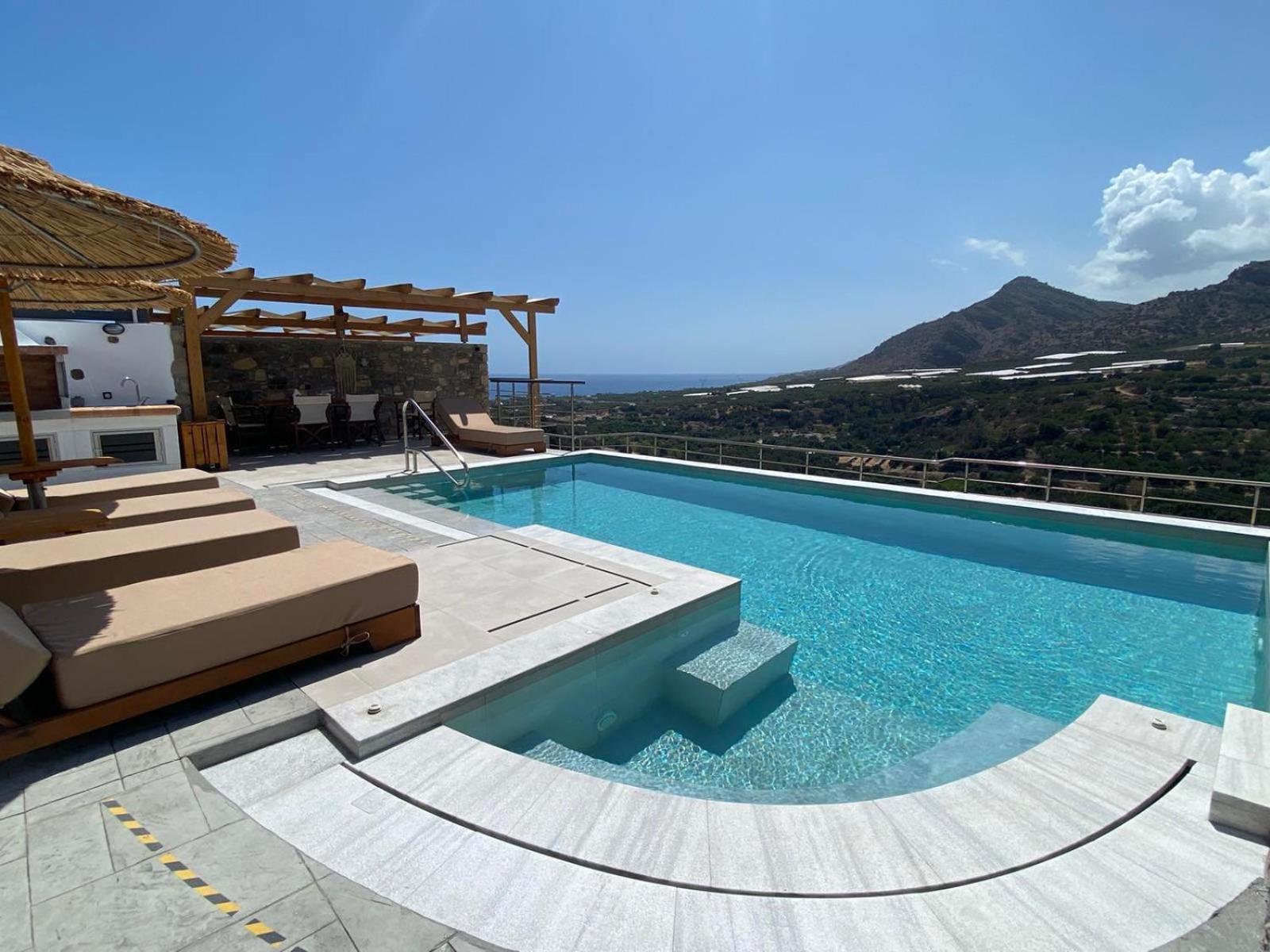 Mediterranean View Villa Makrýgialos Екстериор снимка