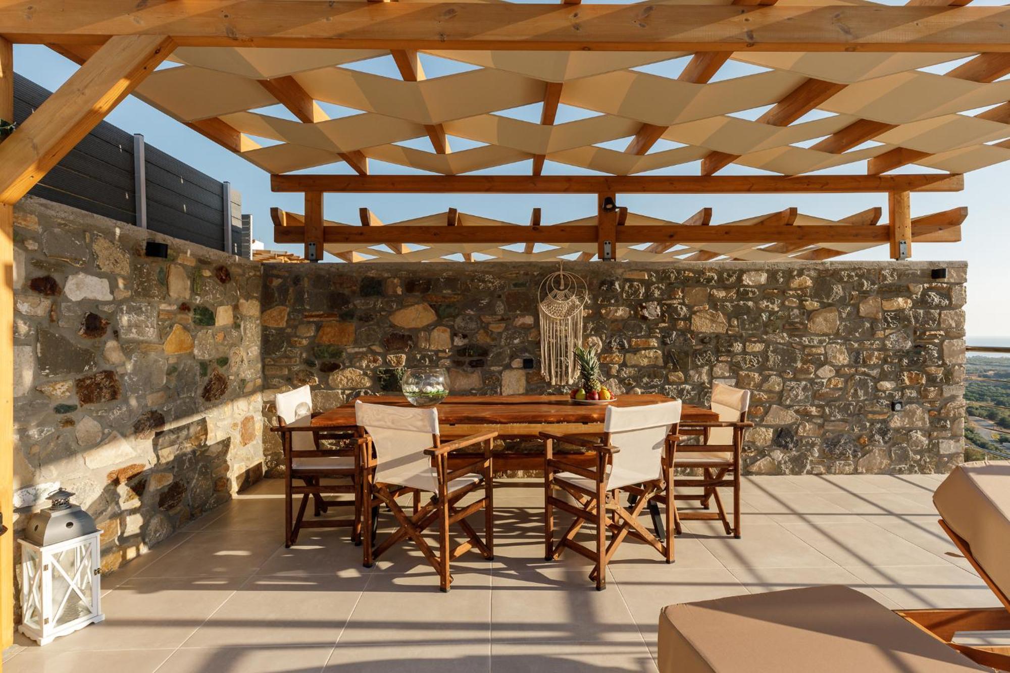 Mediterranean View Villa Makrýgialos Екстериор снимка