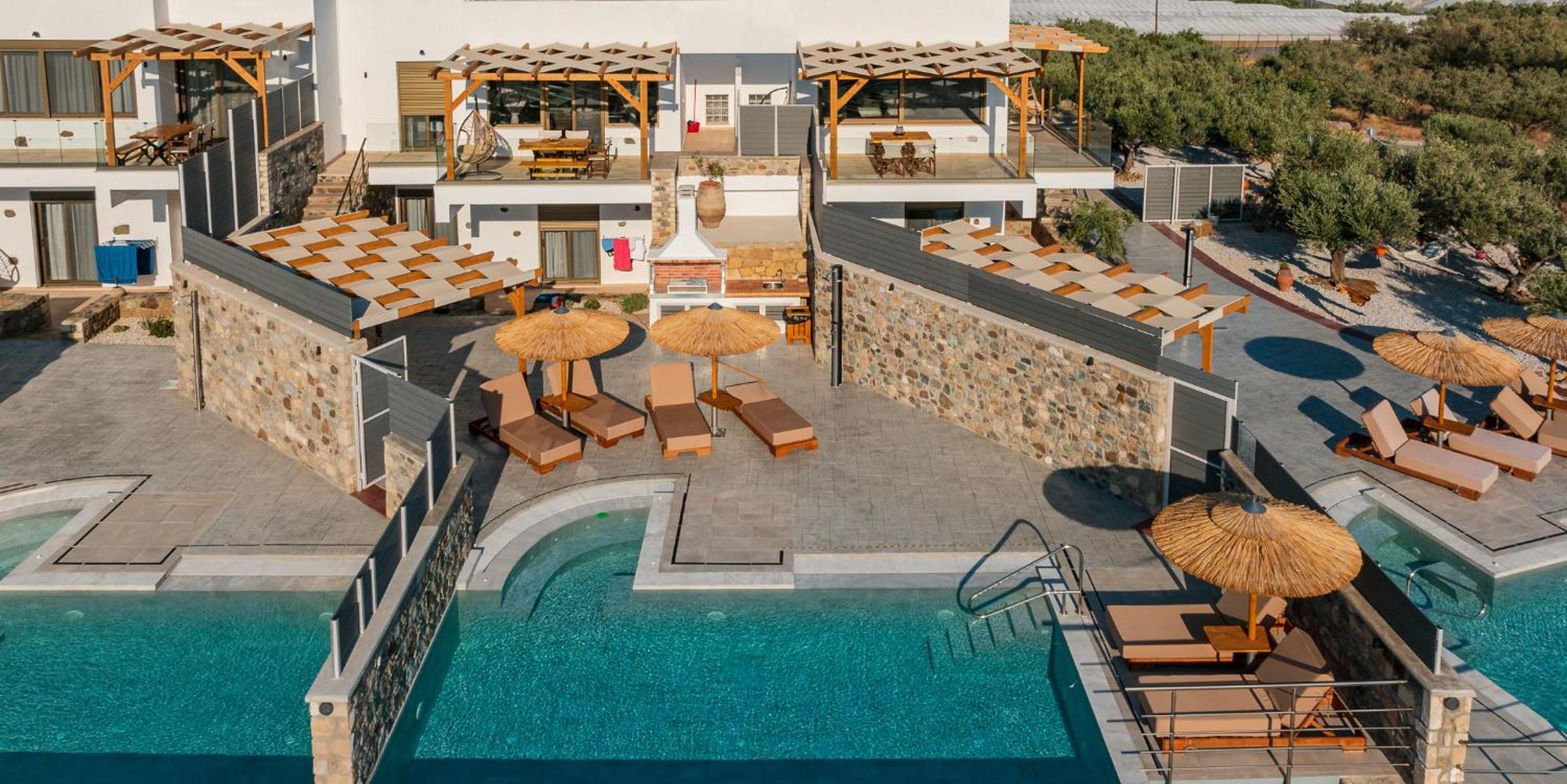 Mediterranean View Villa Makrýgialos Екстериор снимка