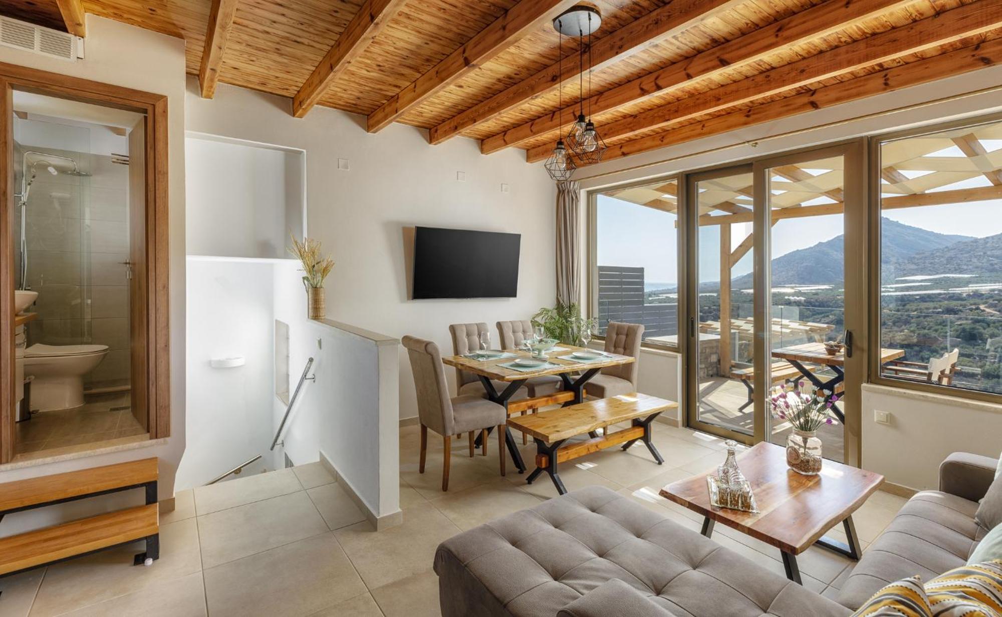 Mediterranean View Villa Makrýgialos Екстериор снимка