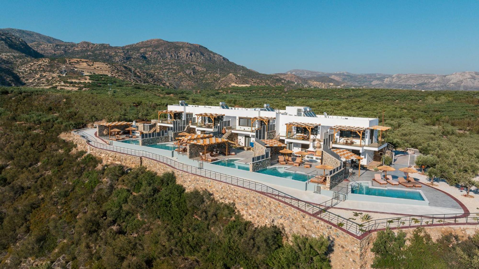 Mediterranean View Villa Makrýgialos Екстериор снимка