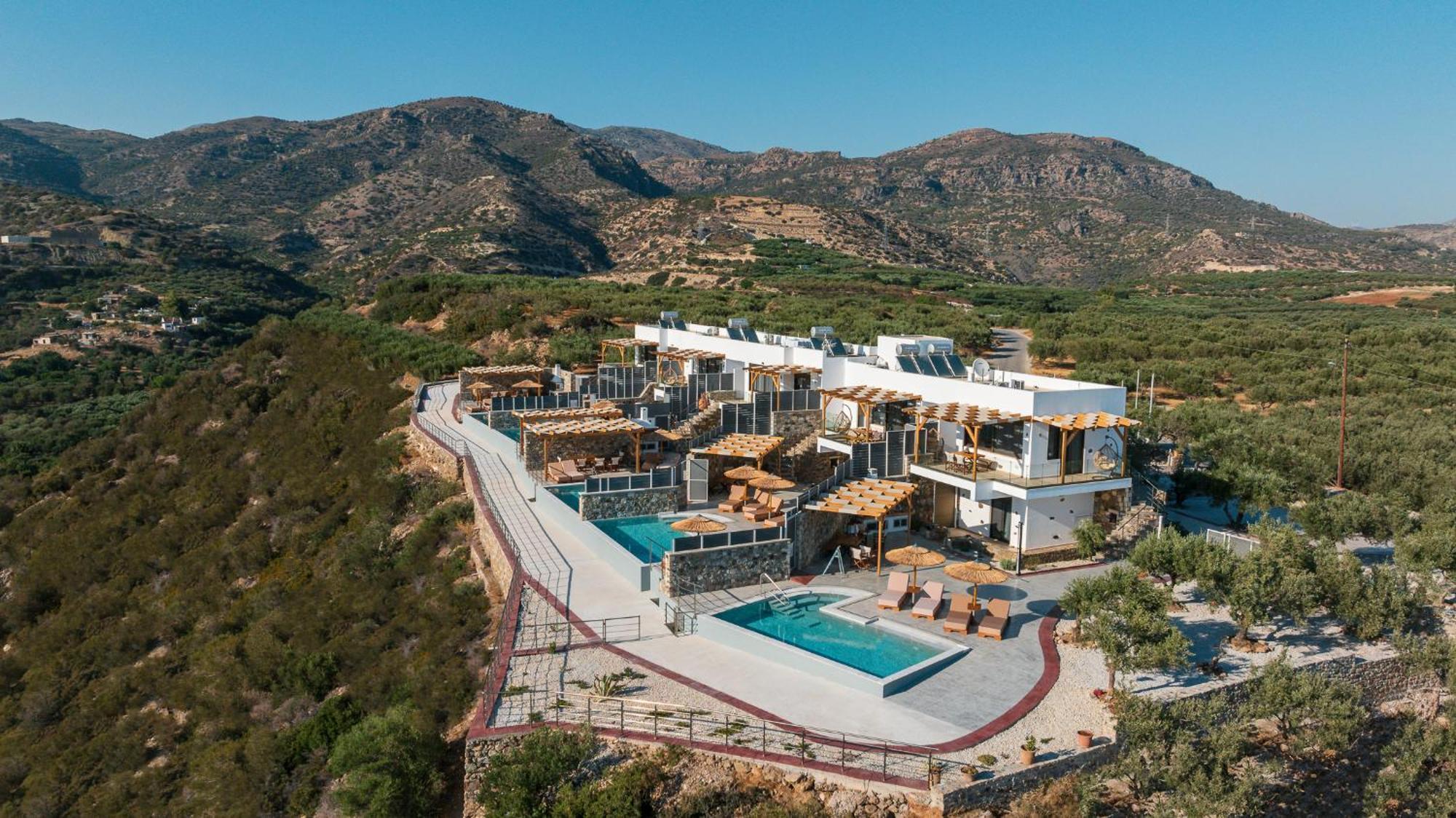 Mediterranean View Villa Makrýgialos Екстериор снимка